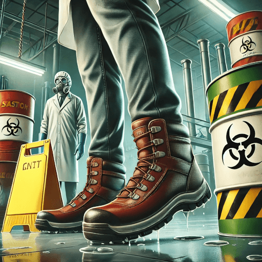 Calzado para la industria química